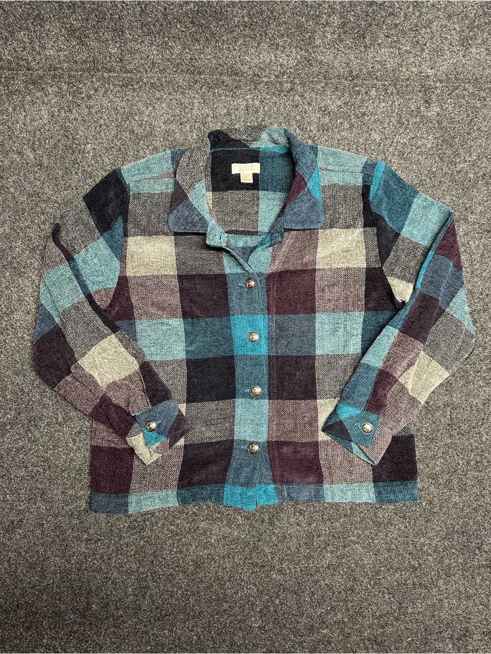 Gingham plaid shacket cottagecore chore barn lightweight layering utility gorp